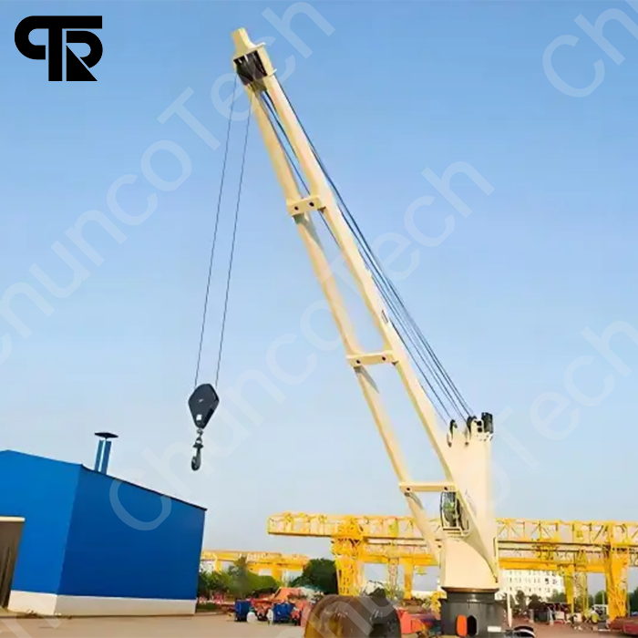 How Do the Luffing Mechanism and Sheave Blocks of Marine Cranes Tackle Harsh Marine Conditions for Safe and Efficient Operations?