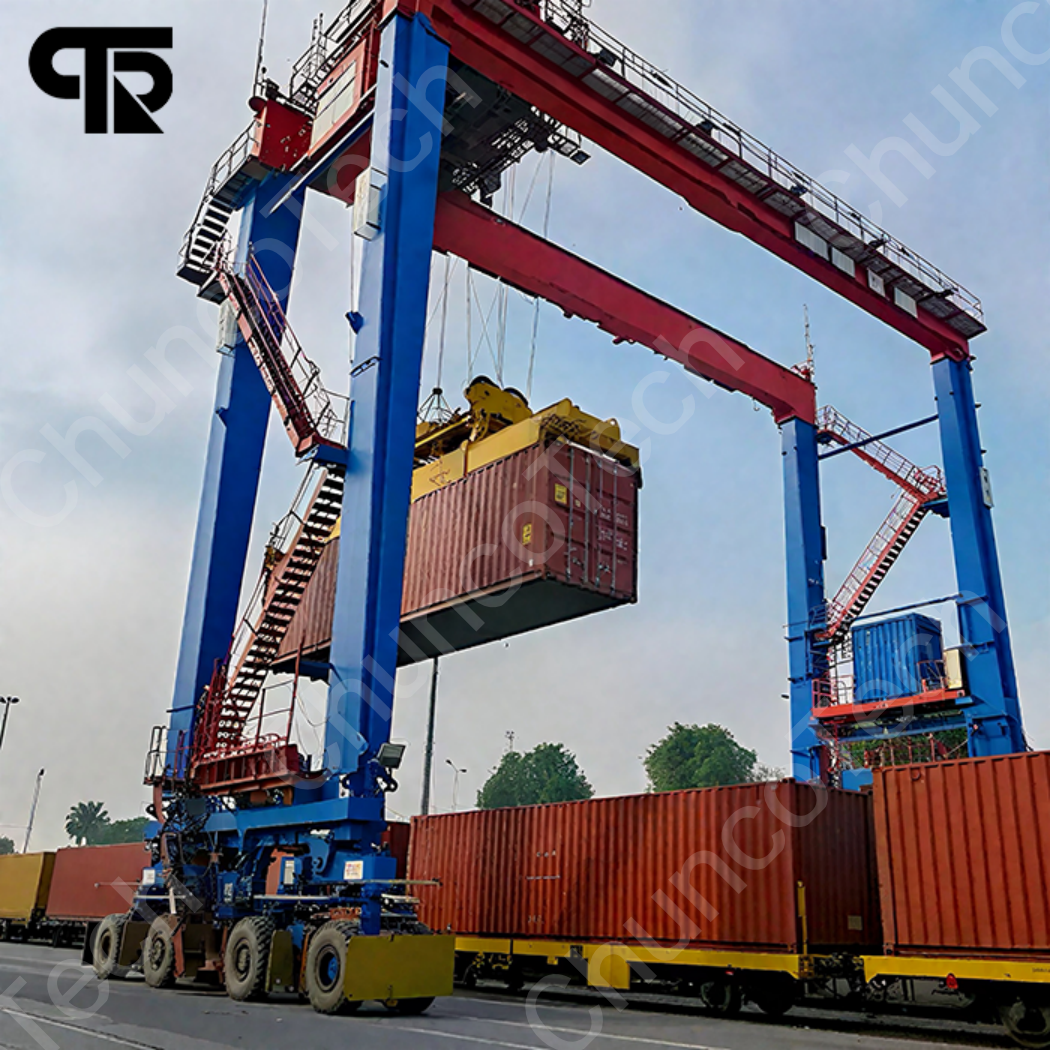 RTG Cranes Use Rail-Free Travel and Flexible Steering to Become the "Mobile Backbone" for High-Density Stacking in Container Yards